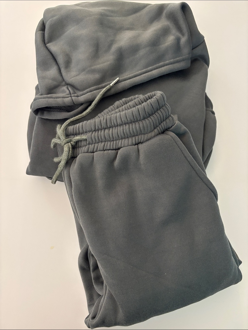 Girls  Charcoal Jogger with Matching Cropped Hoodie
